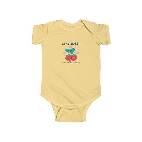 Stay Sweet Strawberry Infant Bodysuit