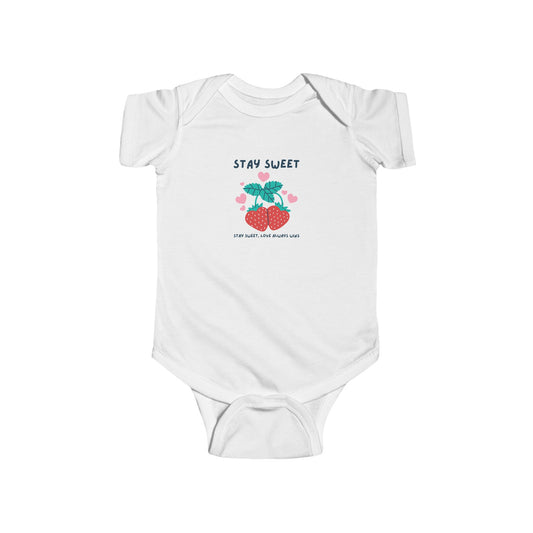 Stay Sweet Strawberry Infant Bodysuit