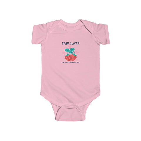 Stay Sweet Strawberry Infant Bodysuit