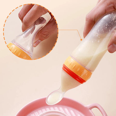 Silicone Feeding Bottle for Newborn Babies