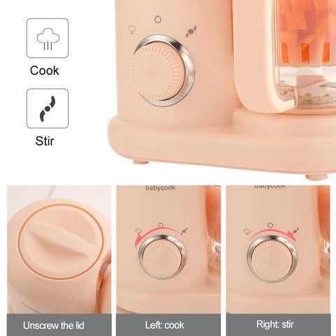 Easy Cook Baby Food Maker & Bottle Sterilizer