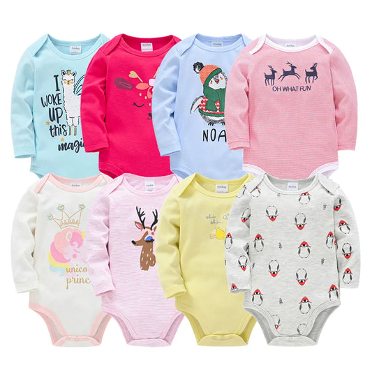 100% Cotton Baby Bodysuit 6PCS/3PCS