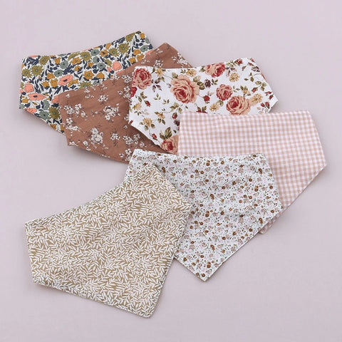 Embellished Reversible Cotton Bibs