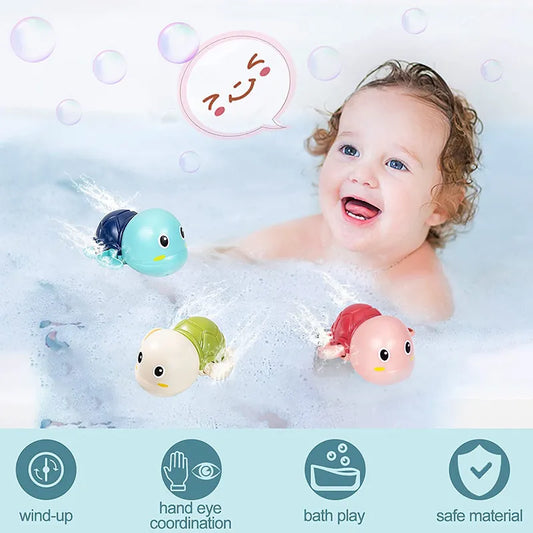 Adorable Swimming Turtle - Perfect Bath Time Companion!