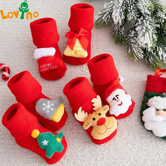 Baby Christmas Socks for Girls Boys
