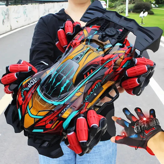 Radio-controlled car WL toys F1 Drift with LED lighting, music. Gesture remote control.