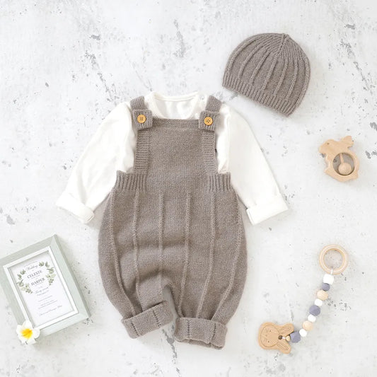 Knit Newborn Romper Set
