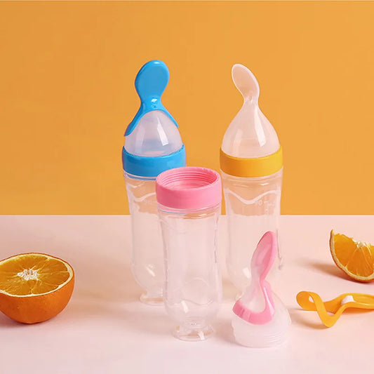 Silicone Feeding Bottle for Newborn Babies