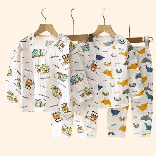 Kids Cotton  Long/Short Sleeve  Sleepwear