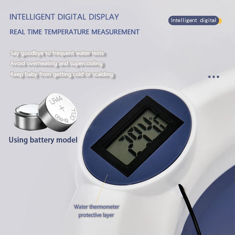 Real-time Temperature Silicone  Bathtub
