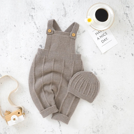 Knit Newborn Romper Set