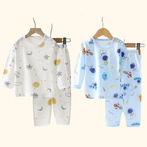 Kids Cotton  Long/Short Sleeve  Sleepwear