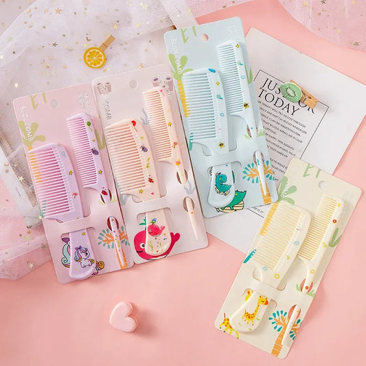 2pcs/set Cute Kids Hairdressing Comb