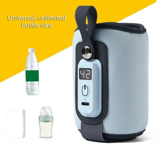 Portable USB Bottle Warmer with LCD-Display
