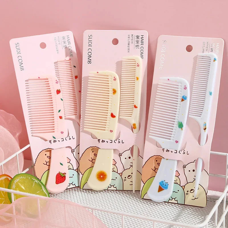2pcs/set Cute Kids Hairdressing Comb