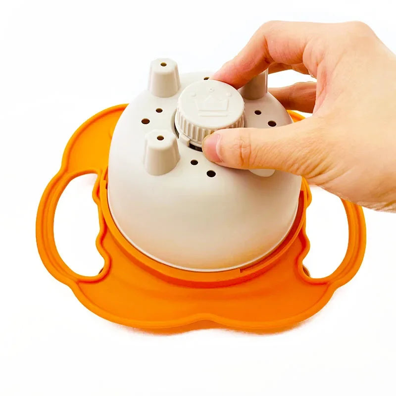 360° Rotate Spill-Proof Gyro Bowl for Children