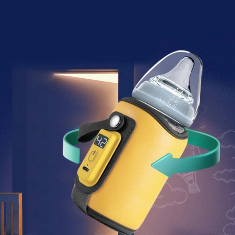 Portable USB Bottle Warmer with LCD-Display