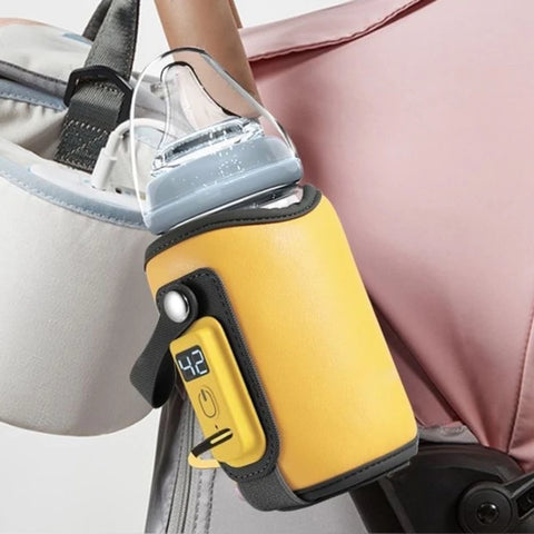 Portable USB Bottle Warmer with LCD-Display
