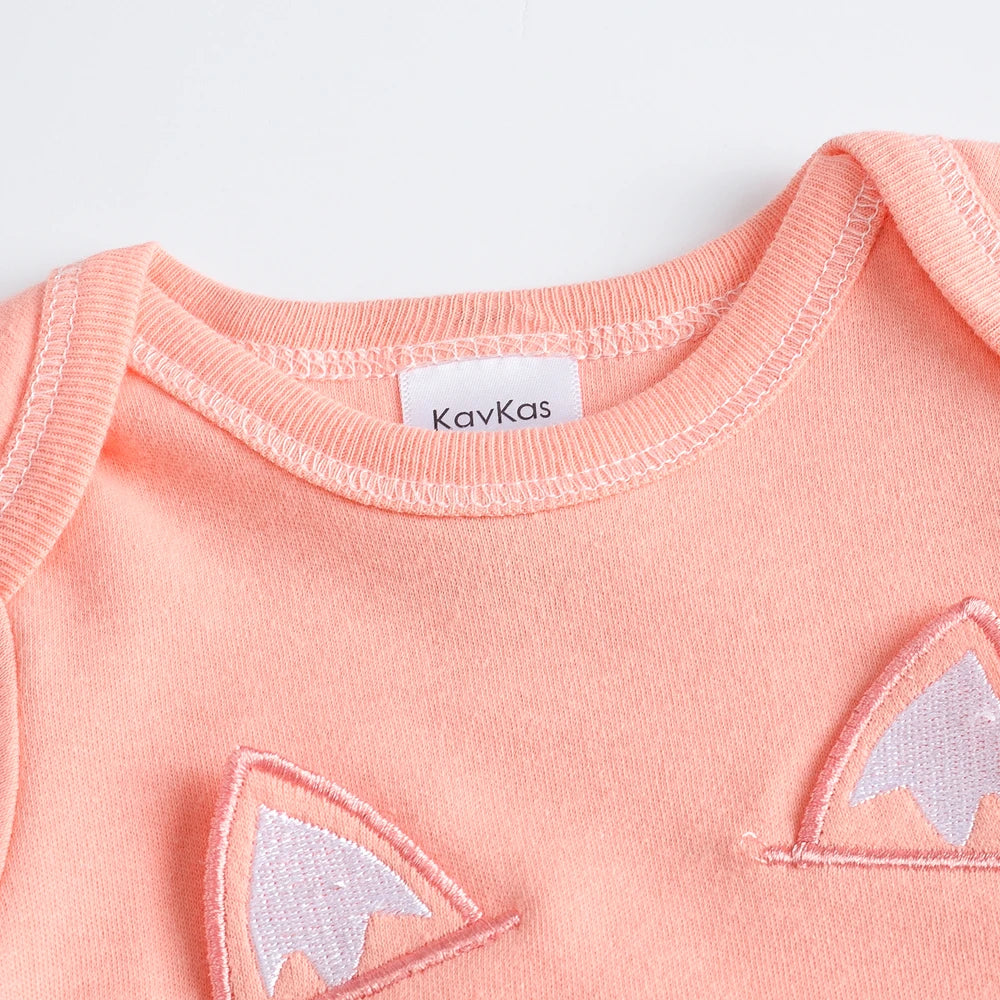 2 PCS/SET 100%Cotton Cute Newborn Bodysuit